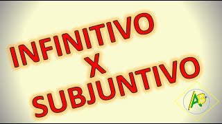 INFINITIVO x SUBJUNTIVO  FONETICANDO [upl. by Ephram]