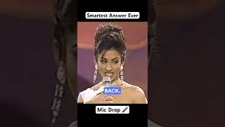 Smartest Answer Ever at Miss Universe Miss India deserved to win Miss Universe 1995 that night [upl. by Eberto]