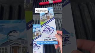 Do door hangers really work pressurewashing [upl. by Libna]