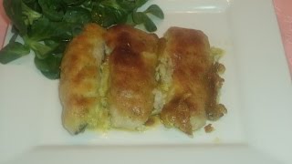 Lomos de merluza gratinados con alioli  Recetas de Cocina [upl. by Pizor351]