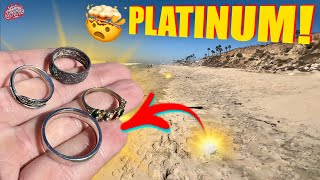 I Found PLATINUM Metal Detecting a Beach NOBODY Wanted to Hunt • Roadtrip Day 10 [upl. by Cedar495]