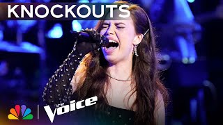 Mara Justines Enchanting Performance of Harry Nilssons quotWithout Youquot  The Voice Knockouts  NBC [upl. by Amory503]