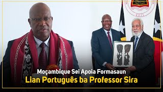 Moçambique Sei Apoia Formasaun Lian Português ba Professor Sira [upl. by Ronel]