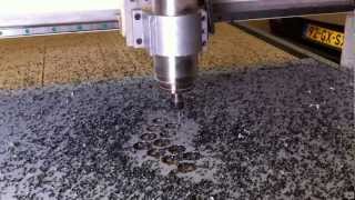 Alucobond hi speed cnc cutting [upl. by Matuag]