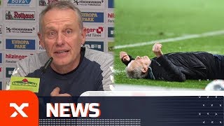 Christian Streich spricht über David Abrahams Bodycheck  SC Freiburg  Eintracht Frankfurt  SPOX [upl. by Constantin95]