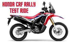 Honda CRF250L Rally test ride and first impressions [upl. by Anialeh]