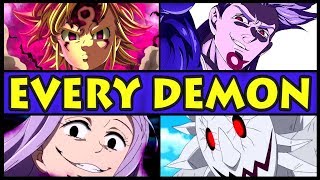 Every Demon RANKED from Weakest to Strongest Seven Deadly Sins  Nanatsu no Taizai All Demons [upl. by Marthe]