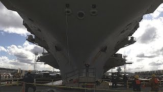 LEGENDARY SUPERCARRIER USS Nimitz enters dry dock will undergo major UPGRADES AND MAINTENANCE [upl. by Adnimra60]