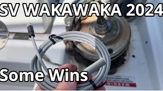 Some Wins  Autopilot Remote Chain Counter New Navionics Card  SV WAKAWAKA 2024 [upl. by Adlaremse146]