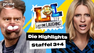 Die Highlights der dritten und vierten LOL Staffel 🎤🏆  Last One Laughing Recap [upl. by Behnken692]