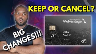 MASSIVE CHANGES to the AAdvantage Executive World Elite MasterCard  Keep Cancel Apply [upl. by Lorilee]