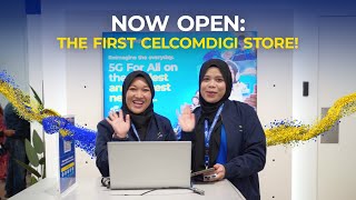 The First CelcomDigi Store Is Now Open [upl. by Nabala]