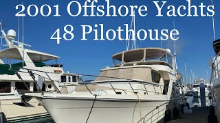 Exterior Offshore Yachts 48 Pilothouse for sale Anacortes [upl. by Dnana773]