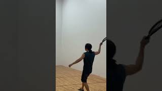 Racquetball first time practice [upl. by Yaned]