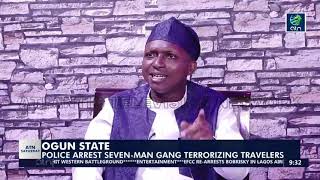 Ogun State Police arrest sevenman gang terrorizing travelers [upl. by Ybur948]