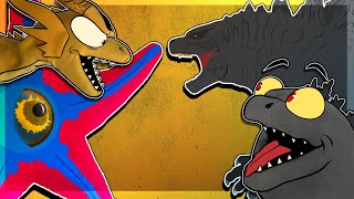 Godzilla Reacts Starro vs Godzilla  EPIC BATTLE  What if Godzilla was in The Suicide Squad [upl. by Hcra]