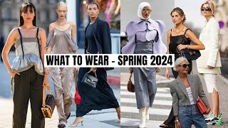 Top 10 Wearable Spring 2024 Fashion Trends [upl. by Maag165]