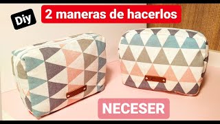 Neceser para maquillaje  2 modelos de neceser [upl. by Kayne]