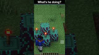 Whats he summon minecraft shorts minecraftshorts [upl. by Milzie]