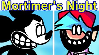 Friday Night Funkin VS Mickey Mouse  Mortimers Night FULL Week FNF ModMouseAVICreepypasta [upl. by Nappie]