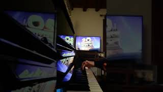 FOX 20th Century Intro on PIANO piano music fox cinema movie [upl. by Osei]