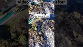 Above the Montezuma Fire  Drone video the morning after the Halloween fire in San Diego [upl. by Jaynell]