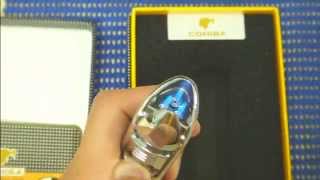 Cohiba Triple Jet Butane Lighter Quick unboxing [upl. by Hanavas]