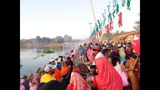 छठ पूजा के लिए तैयार गंगा नदी I Chhath Puja I chhathpuja chhath chhathgeet festival pooja [upl. by Hancock292]