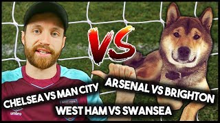 MAN vs DOG PREDICTING FOOTBALL RESULTS [upl. by Ainivad]