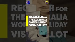 Australia Work amp Holiday Visa Ballot 2024 Apply Before 31st October 🇦🇺⏳aumglobalindia australia [upl. by Edveh]