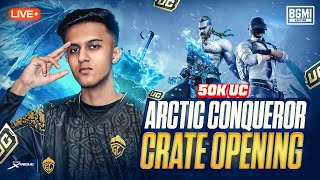 50K UC Arctic Conqueror Crate Opening  GodLSIMP is Back💛 [upl. by Drusi]