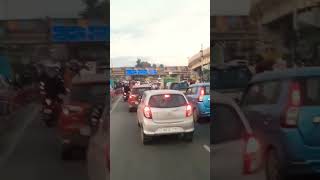 Heavy traffic jam😱kashmir Srinagar  Smart Cityyoutubeshort [upl. by Yrffej]