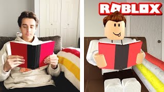 MY REAL LIFE BUT IN ROBLOX BLOXBURG [upl. by Angelo73]