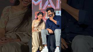 Sai Pallavi and Sivakarthikeyan at Amaran Success Meet saipallavi sivakarthikeyan Amaran [upl. by Allred]