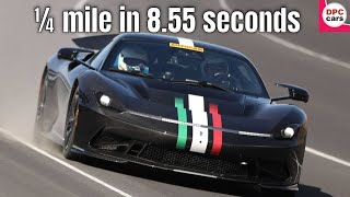 Pininfarina Battista Sets New 14Mile and 18Mile World Records [upl. by Nuahsal364]