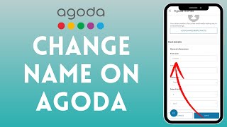 How to Change Name in Agoda  Edit Your Personal Information in Agoda 2024 [upl. by Careaga]