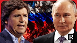 Tucker drops BOMBSHELL about his Putin interview NSA is PISSED  Redacted with Clayton Morris [upl. by Stedman]