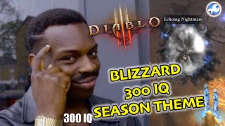 Blizzards 300 IQ season theme  Echoing Nightmares Diablo 3 Season 26 Patch 273 [upl. by Talley]