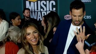 CMT Awards Jessie James Decker BRANDED Hubby Eric Decker [upl. by Atilehs]