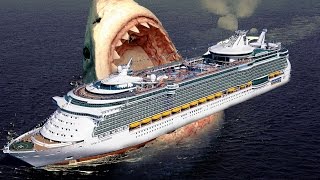 10 Amazing MEGALODON Facts [upl. by Idhem]