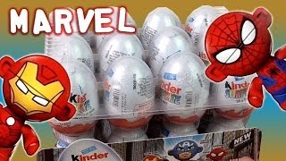 24 Kinder Surprise Marvel  Full Box [upl. by Ainet]