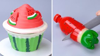 Perfect Watermelon Cake Decorating Ideas for Everyone  Homemade Cake amp Dessert Recipes [upl. by Nehemiah]