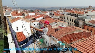 Fontanero trabajos de fontanería en Cáceres T927 21 50 80 [upl. by Ertemed982]