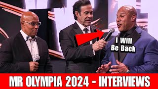 Phil Heath Comeback Interview Mr Olympia 2024  Mr Olympia 2024 Interviews [upl. by Web]