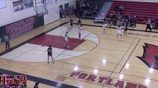 Portland High School vs East Lansing High School Womens JV Basketball [upl. by Celia]