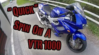 A quotQuickquot Spin On A VTR 1000 [upl. by Secor]