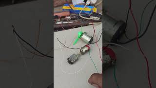 Dc motor free energy shortsfeed experiment diy science [upl. by Wait]