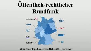 Öffentlichrechtlicher Rundfunk [upl. by Kerry]