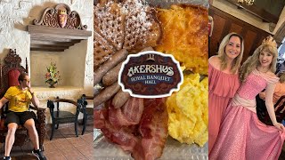 Breakfast Returns to Akershus Royal Banquet Hall in Epcot  Full Review  Princess Character Dining [upl. by Packer]