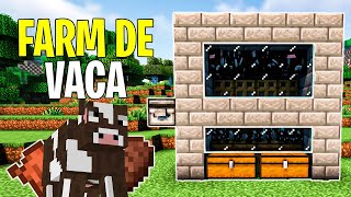 A MELHOR Farm de Vaca do minecraft 121  Minecraft java e Bedrock [upl. by Noxid]